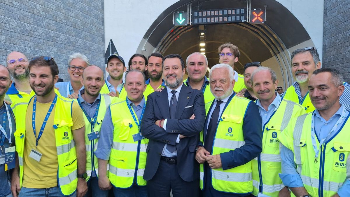 Anas, cerimonia di apertura per il nuovo tunnel di Tenda