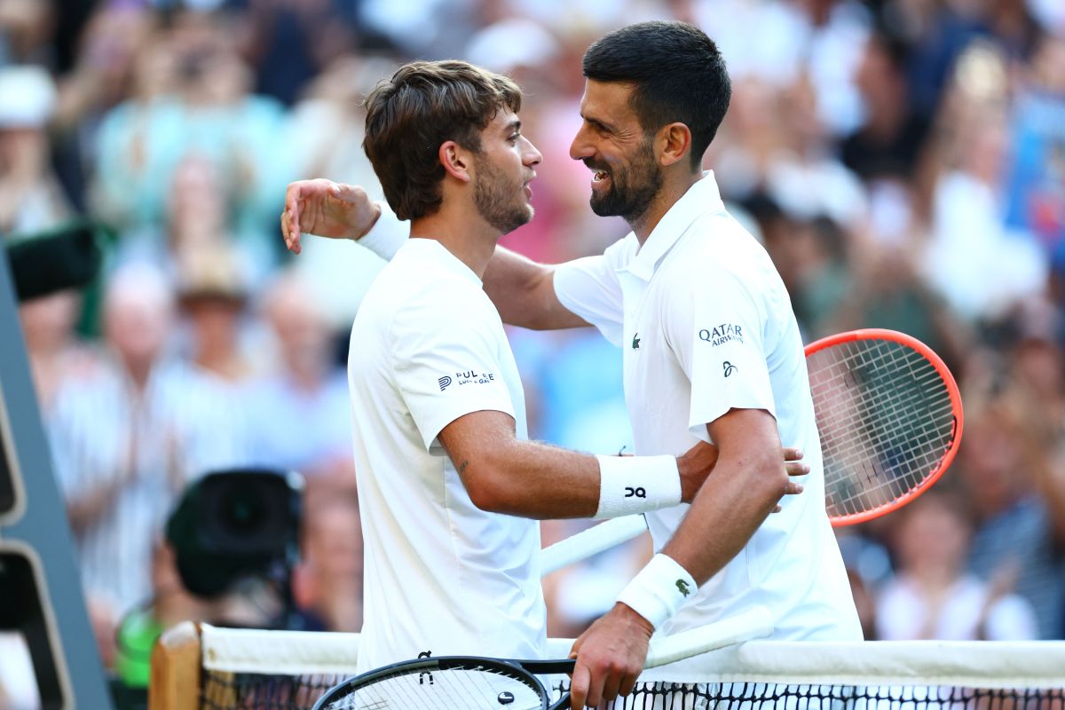 A Wimbledon Cobolli ko contro Djokovic, ora Nole sfida Sinner
