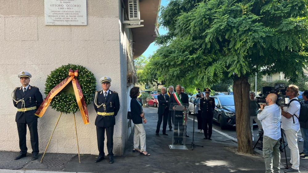 A Roma cerimonia per 49mo anniversario attentato al magistrato Occorsio