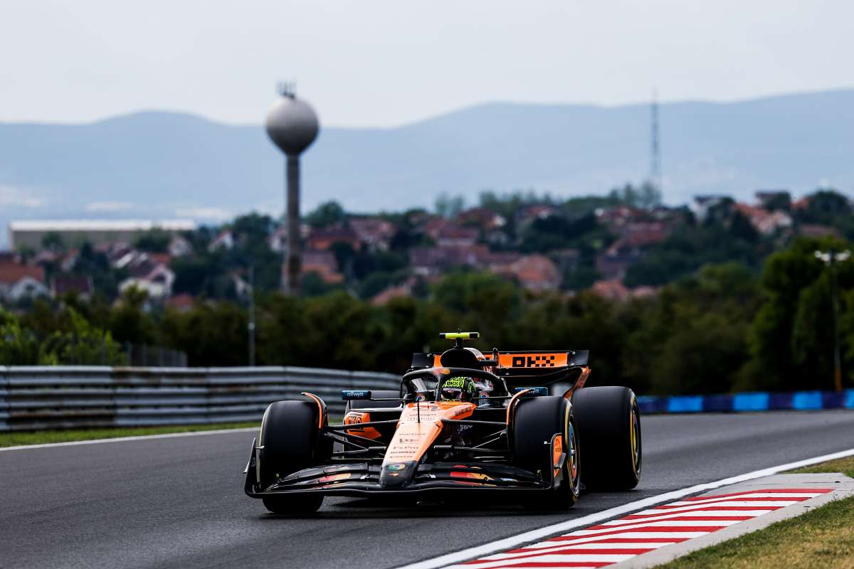 Norris domina le libere del Gp di Ungheria, Leclerc terzo