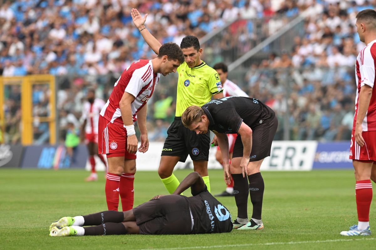 Napoli vince il test con l’Olympiacos ma preoccupa Lukaku