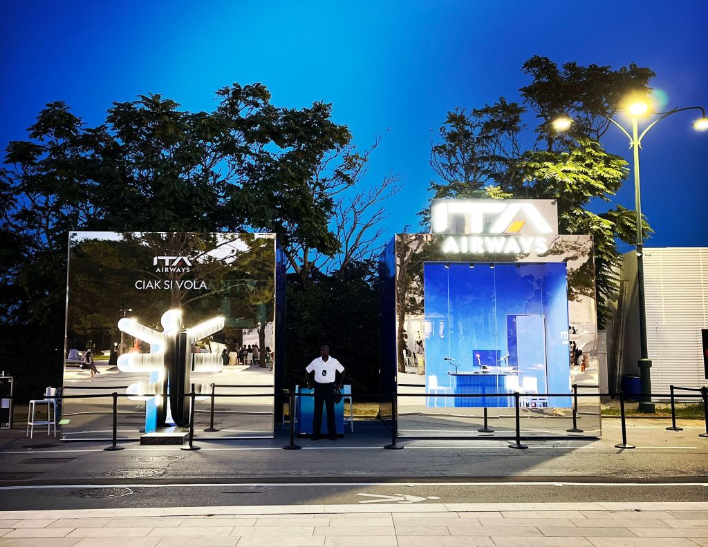 ITA Airways alla Mostra di Venezia con l’installazione “Ciak si Vola”