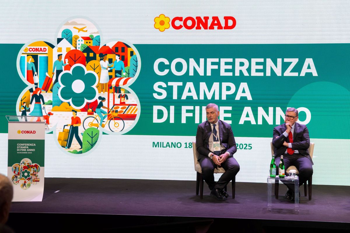 Conad chiude il 2025 in crescita, fatturato +4,4% a 21,8 miliardi di euro