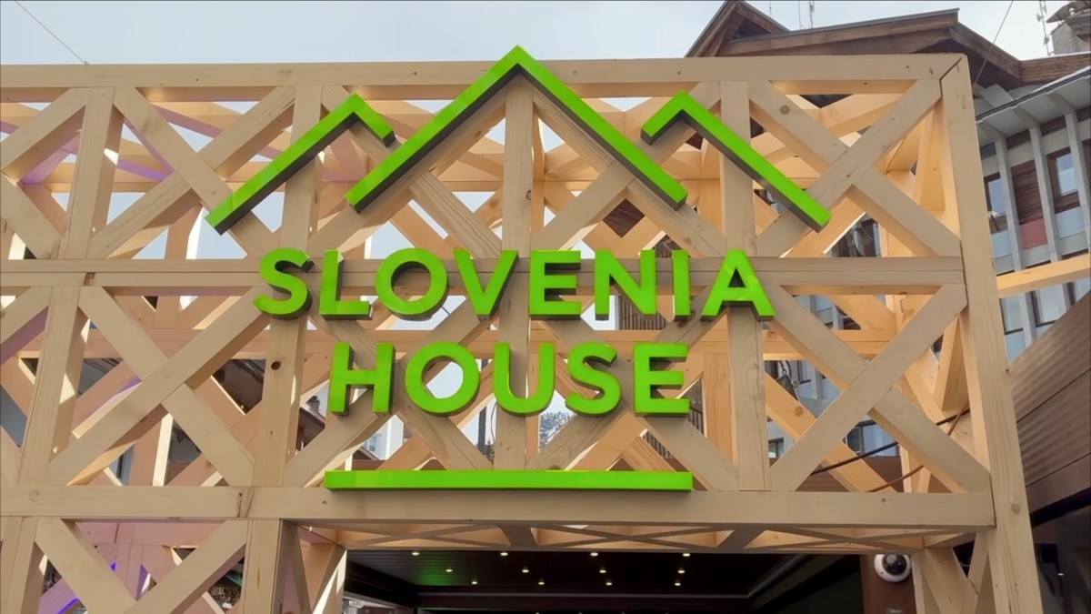 Casa Slovenia nel cuore di Cortina, quando lo sport è veicolo di promozione