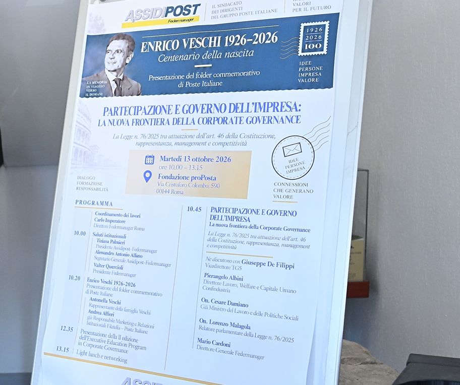 Memoria, partecipazione e formazione, Assidipost Federmanager guarda al futuro